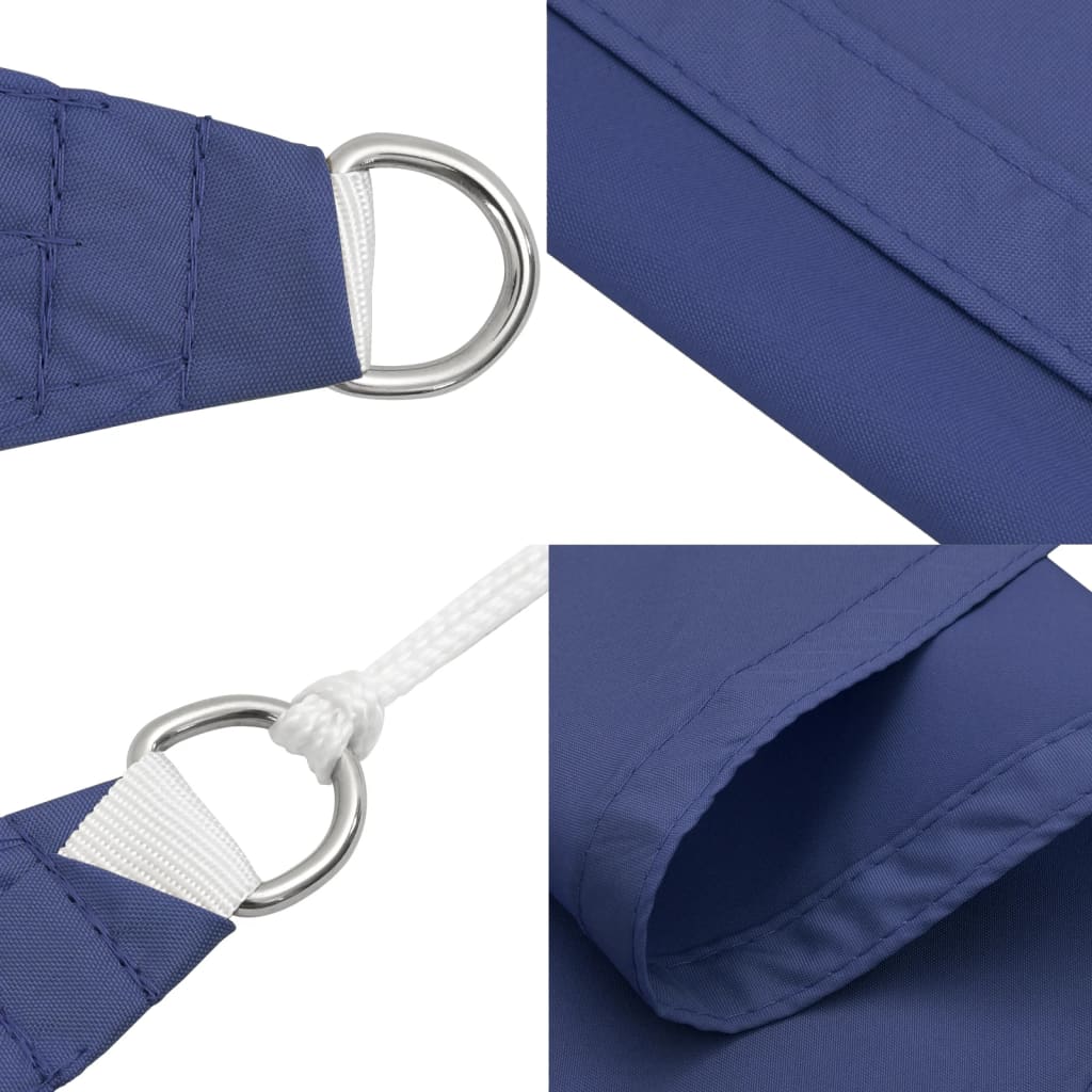 Sonnensegel Oxford-Gewebe Rechteckig 2,5x5 m Blau
