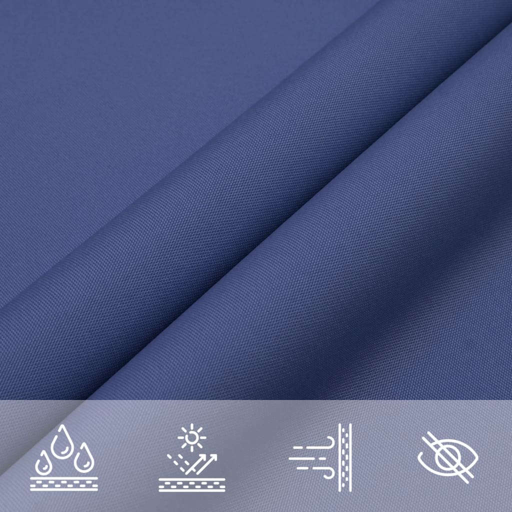 Sonnensegel Oxford-Gewebe Rechteckig 4x6 m Blau