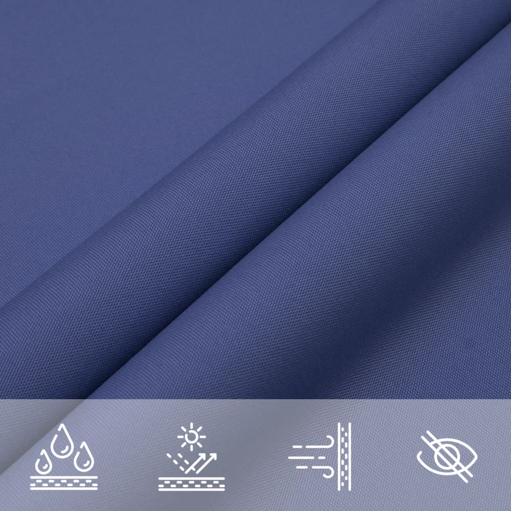 Sonnensegel Oxford-Gewebe Dreieckig 4x5x6,4 m Blau