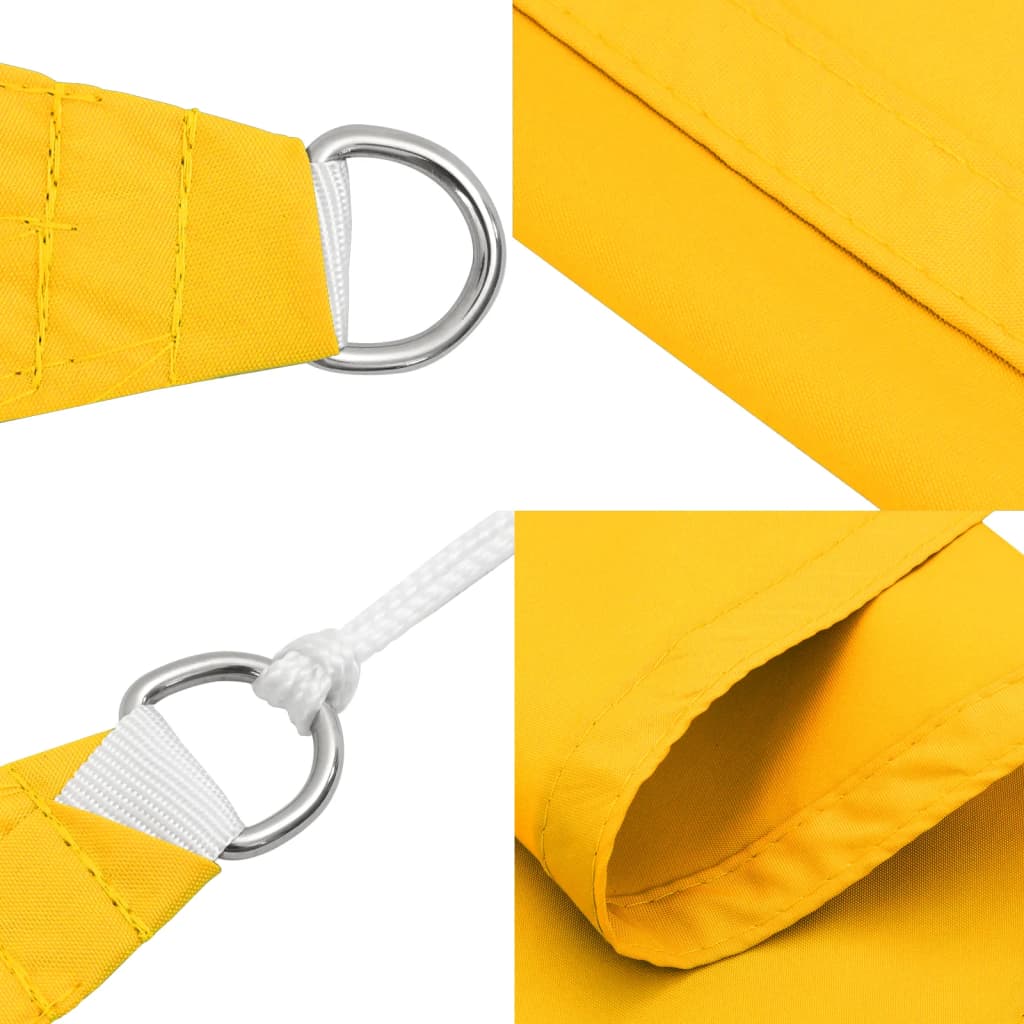 Sonnensegel Oxford-Gewebe Rechteckig 2,5x5 m Gelb