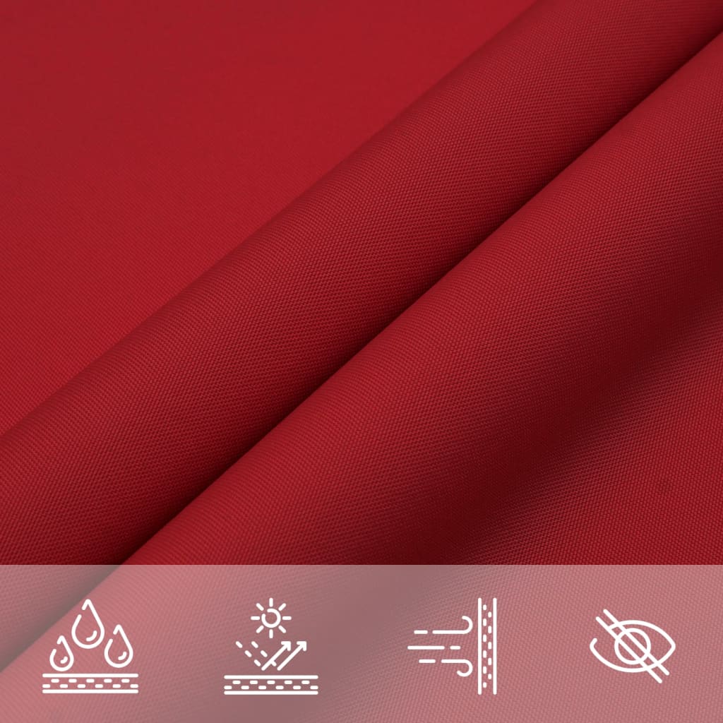 Sonnensegel Oxford-Gewebe Dreieckig 5x5x5 m Rot