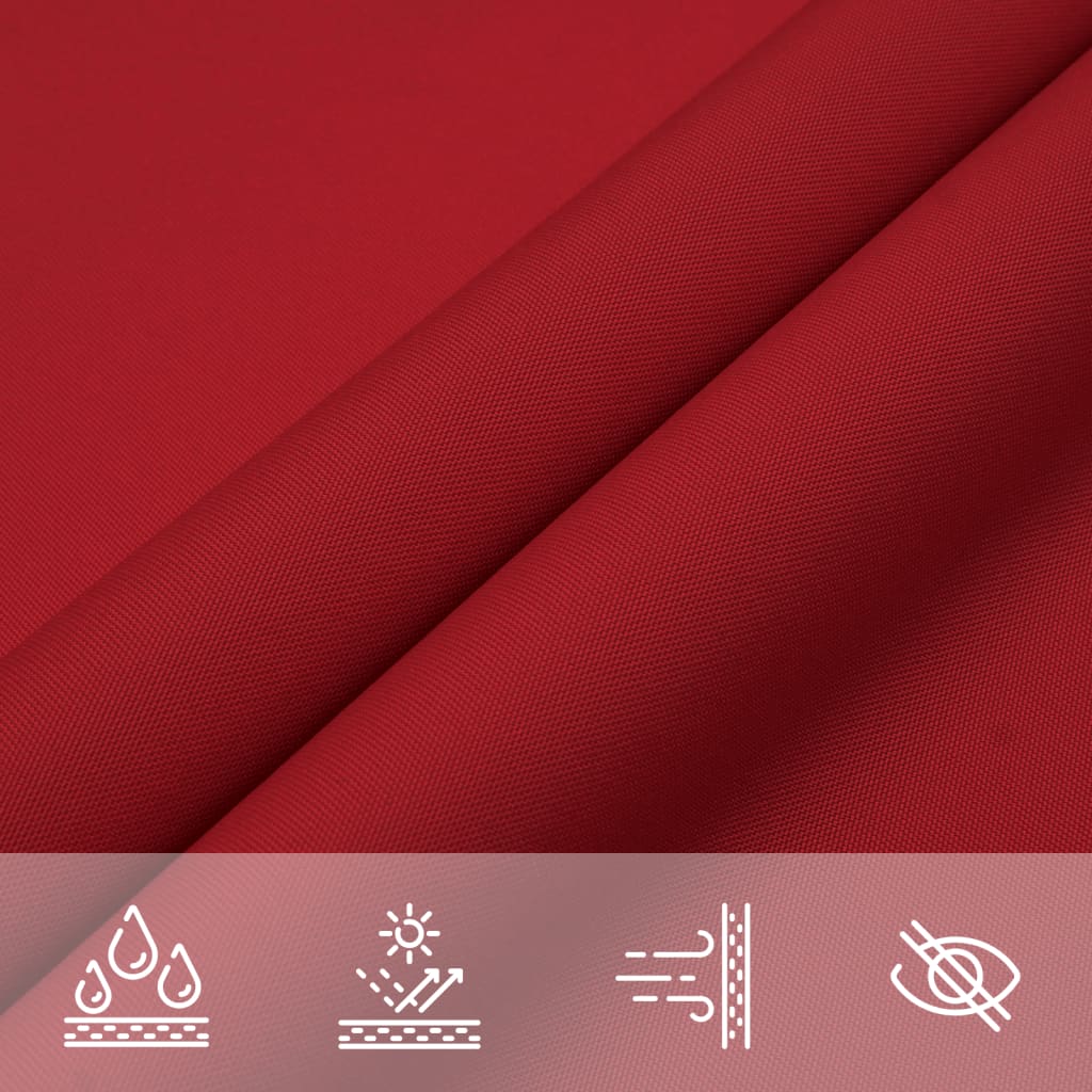 Sonnensegel Oxford-Gewebe Dreieckig 5x5x6 m Rot