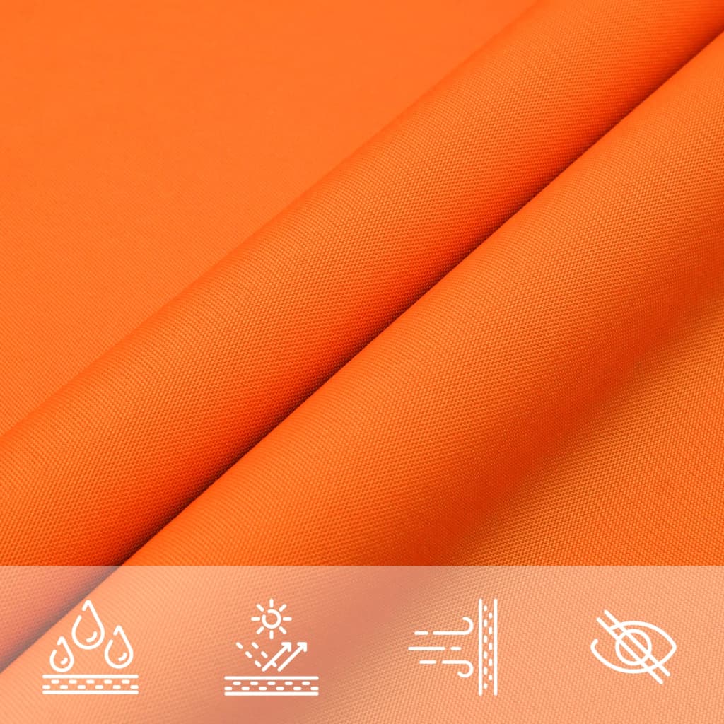 Sonnensegel Oxford-Gewebe Quadratisch 5x5 m Orange