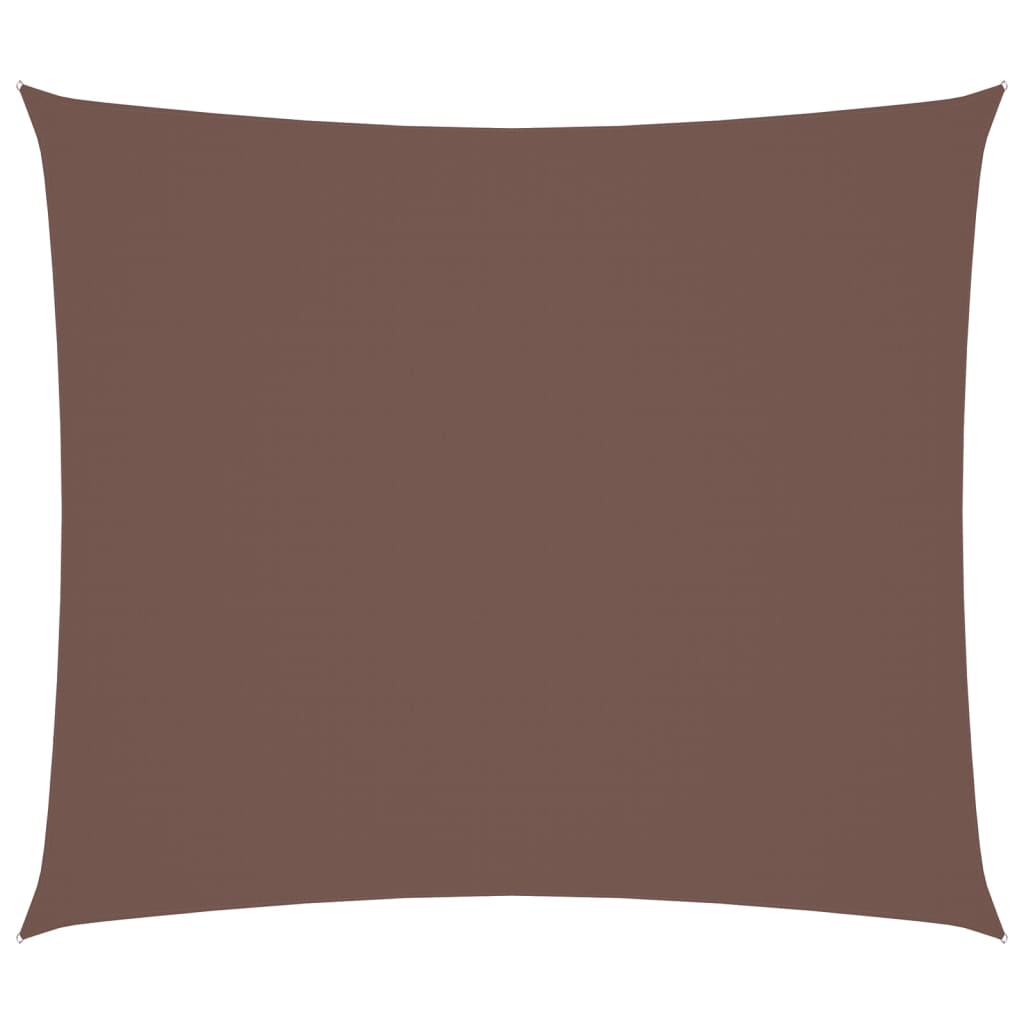 Sonnensegel Oxford-Gewebe Rechteckig 2,5x3 m Braun