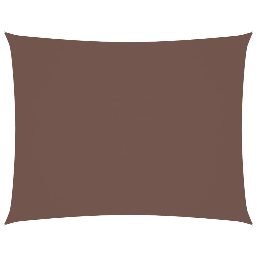 Sonnensegel Oxford-Gewebe Rechteckig 3,5x5 m Braun