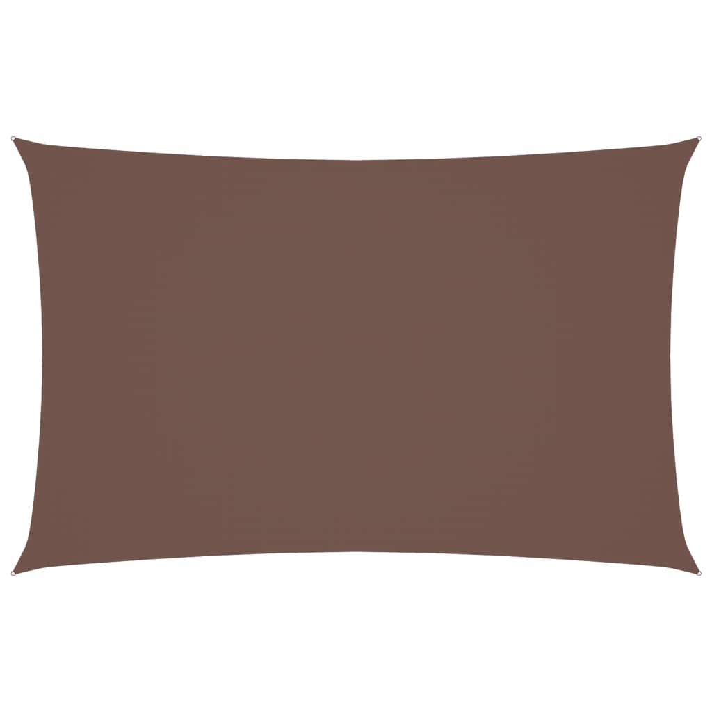 Sonnensegel Oxford-Gewebe Rechteckig 5x8 m Braun