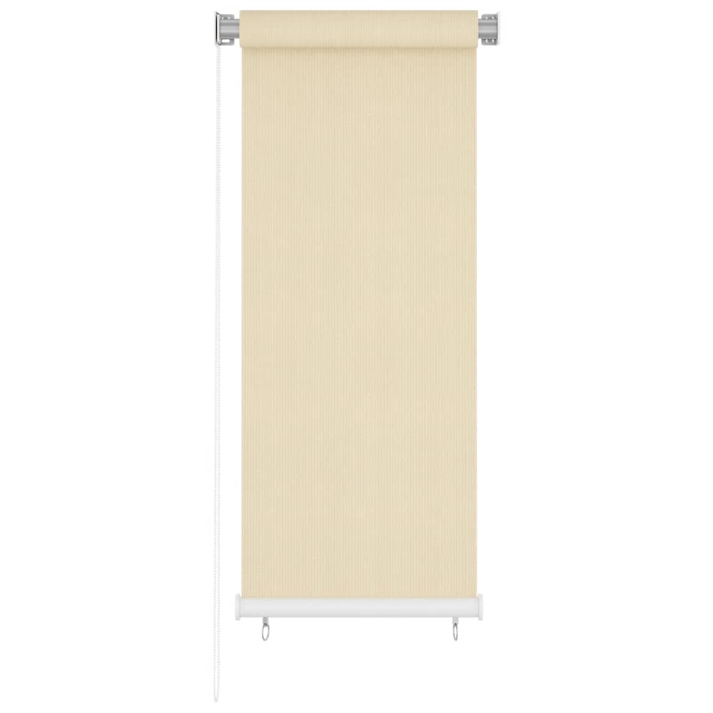 Außenrollo Creme 60x140 cm HDPE