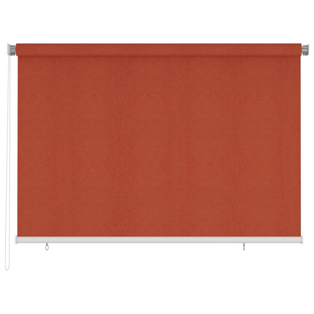 Außenrollo 220 x 140 cm Terrakotta HDPE