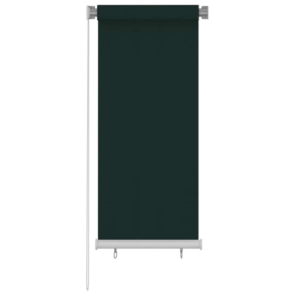Außenrollo 60x140 cm Dunkelgrün HDPE