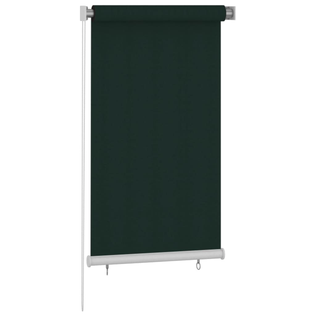 Außenrollo 80x140 cm Dunkelgrün HDPE