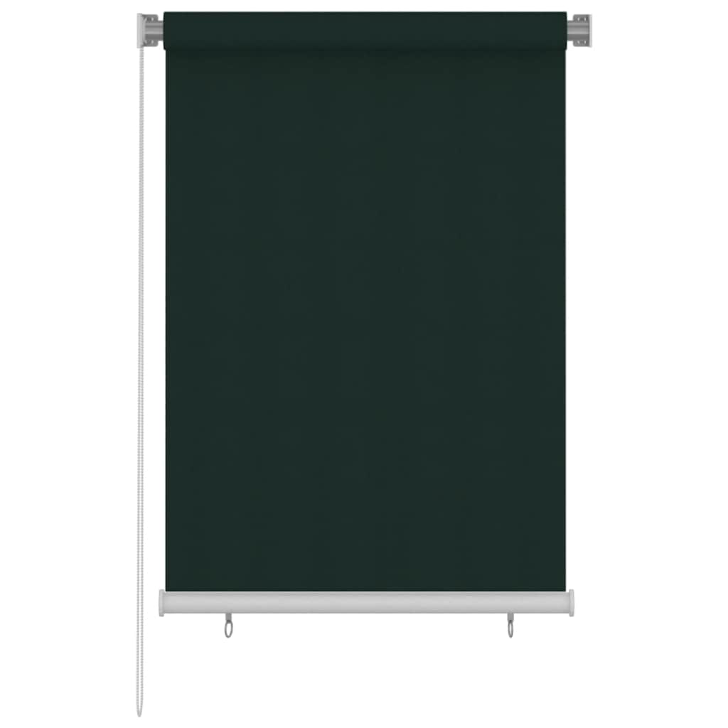 Außenrollo 100x140 cm Dunkelgrün HDPE