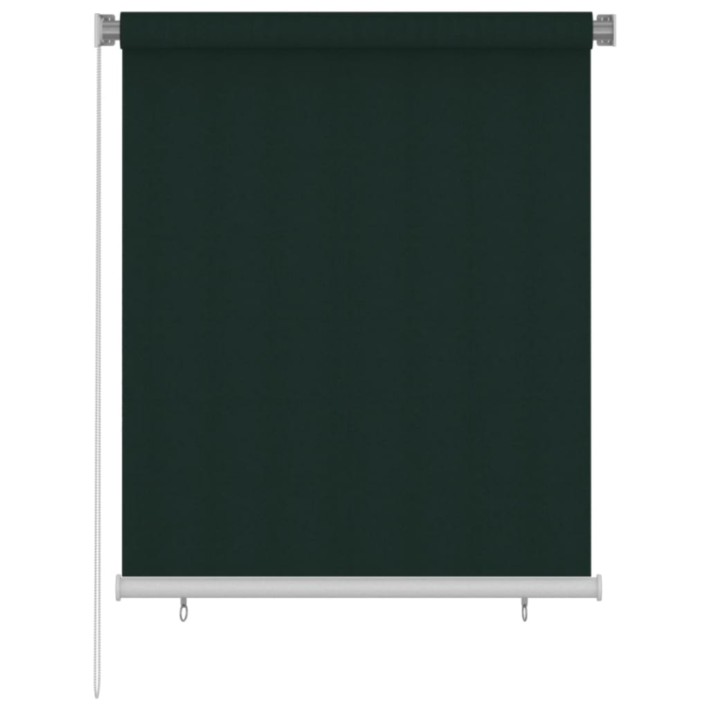 Außenrollo 120x140 cm Dunkelgrün HDPE