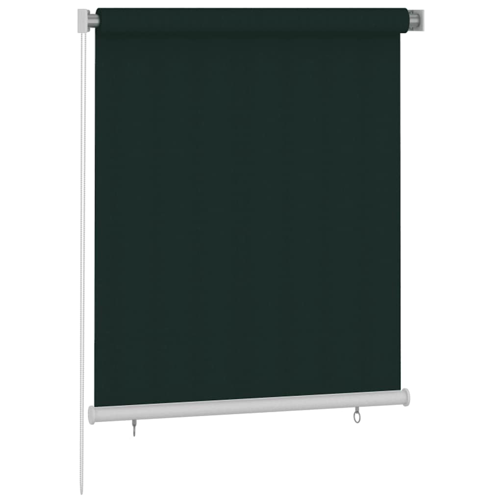 Außenrollo 120x140 cm Dunkelgrün HDPE