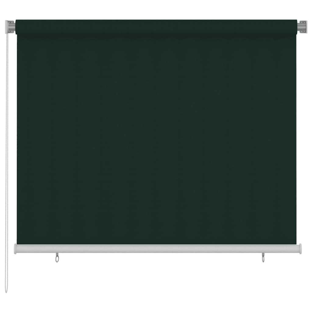 Außenrollo 180x140 cm Dunkelgrün HDPE
