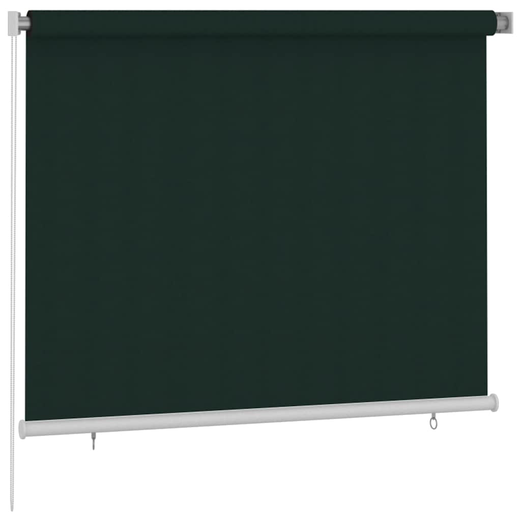 Außenrollo 180x140 cm Dunkelgrün HDPE