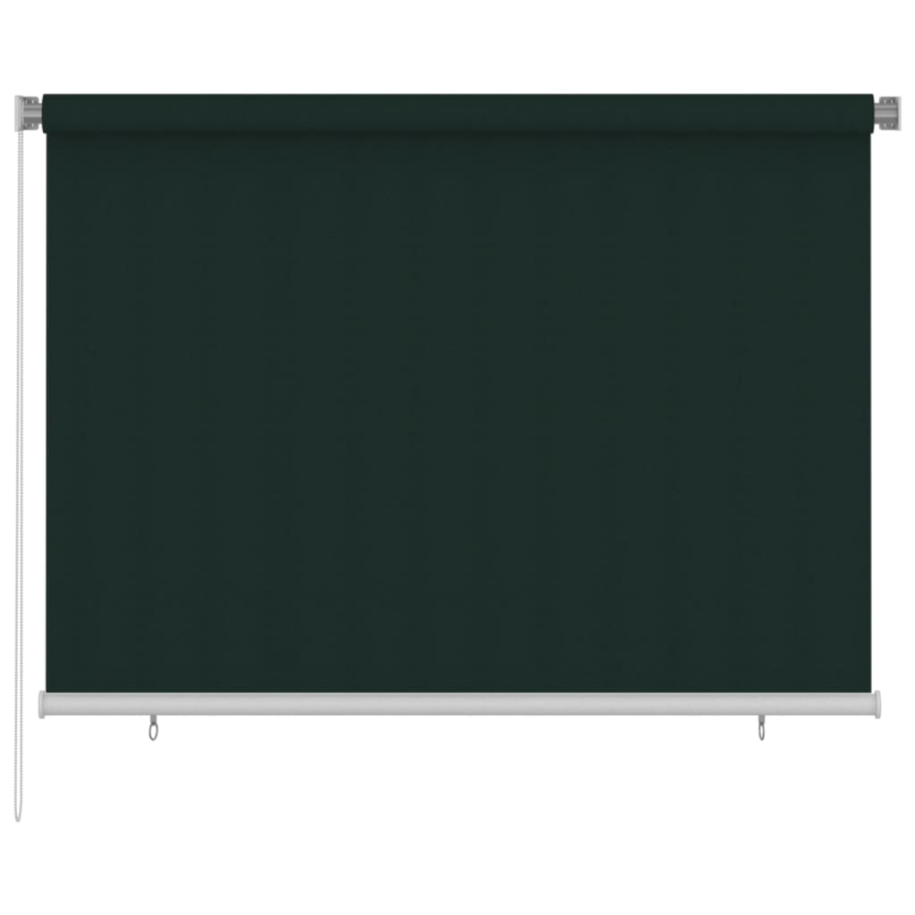 Außenrollo 200x140 cm Dunkelgrün HDPE