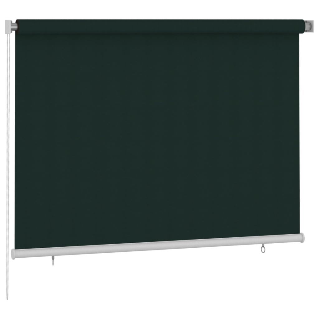 Außenrollo 200x140 cm Dunkelgrün HDPE