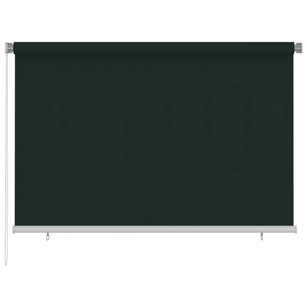 Außenrollo 220x140 cm Dunkelgrün HDPE
