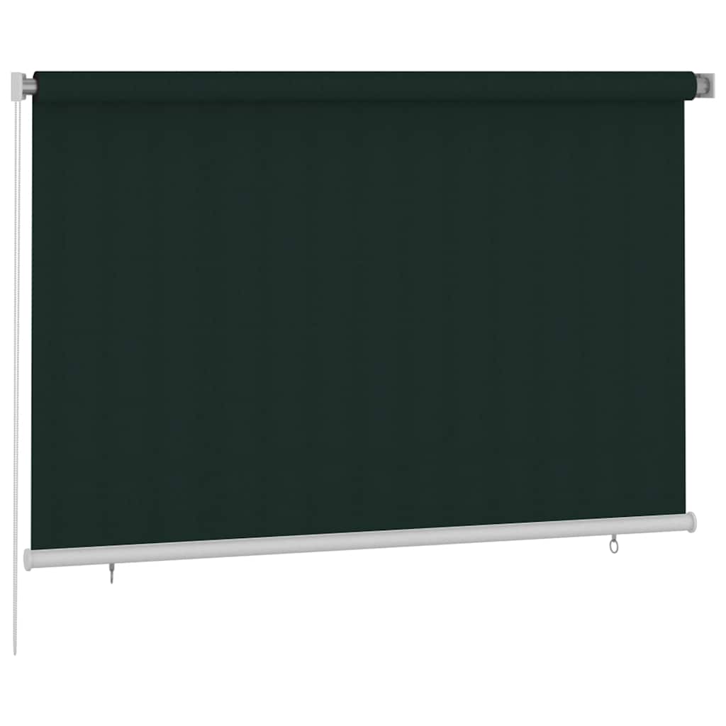 Außenrollo 220x140 cm Dunkelgrün HDPE