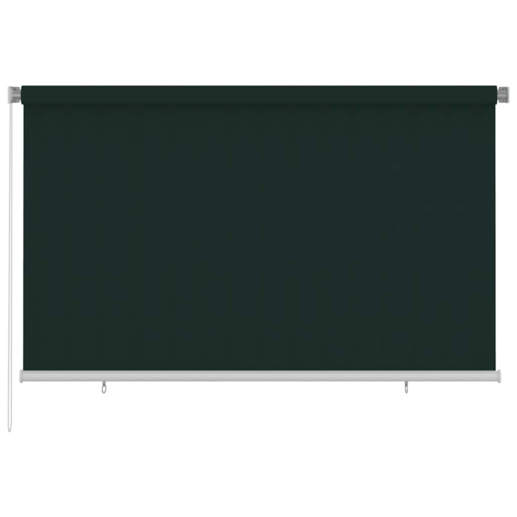 Außenrollo 240x140 cm Dunkelgrün HDPE