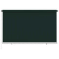 Außenrollo 240x140 cm Dunkelgrün HDPE