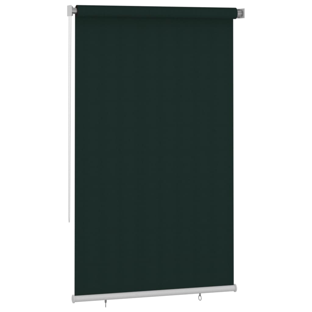 Außenrollo 140x230 cm Dunkelgrün HDPE