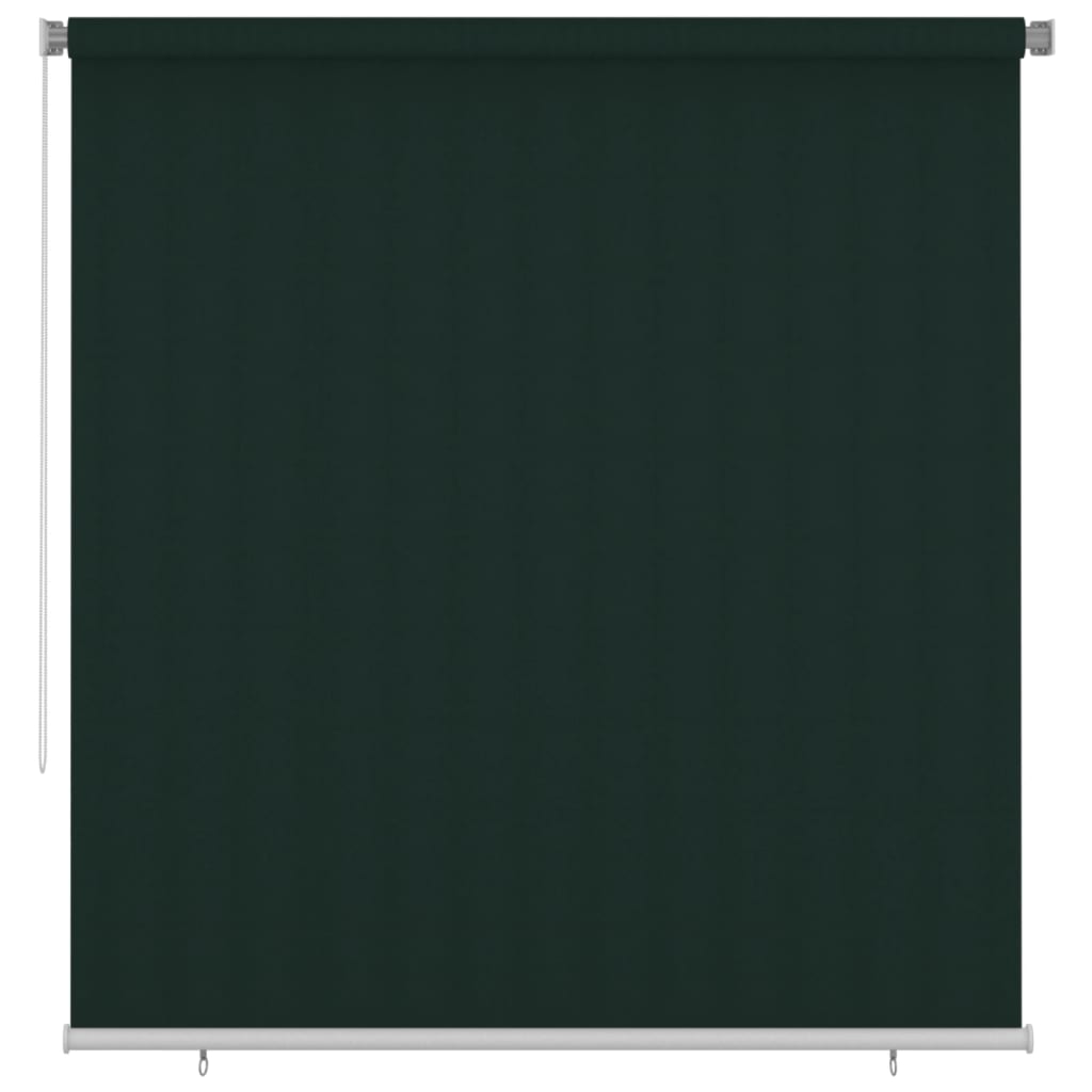 Außenrollo 220x230 cm Dunkelgrün HDPE