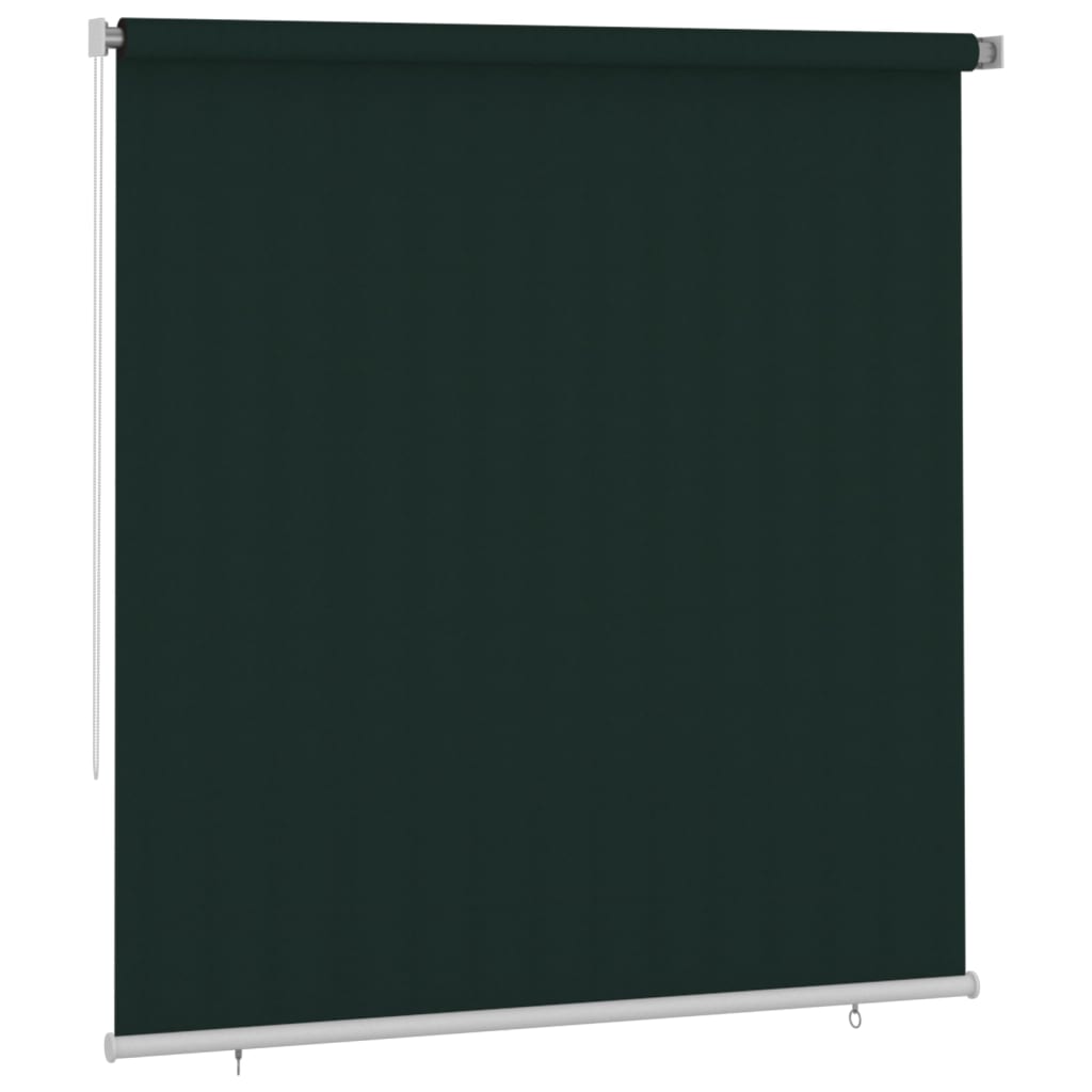 Außenrollo 220x230 cm Dunkelgrün HDPE