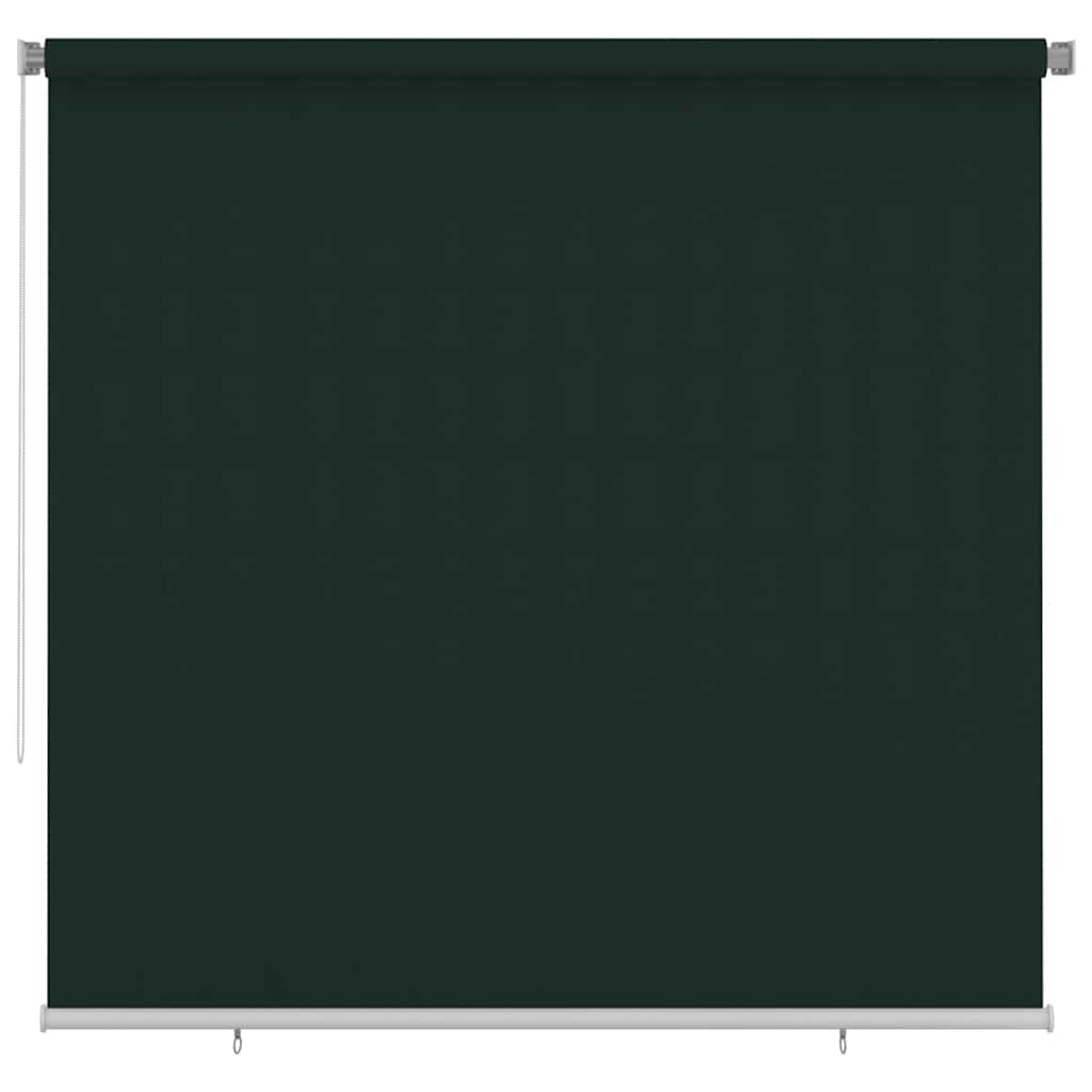 Außenrollo 240x230 cm Dunkelgrün HDPE