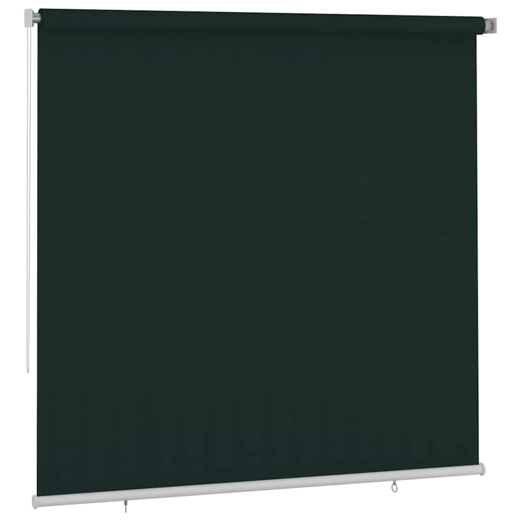 Außenrollo 240x230 cm Dunkelgrün HDPE