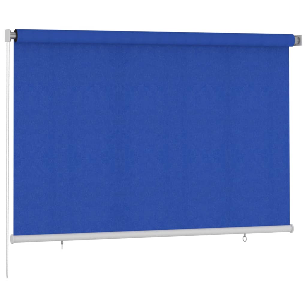 Außenrollo 220x140 cm Blau HDPE
