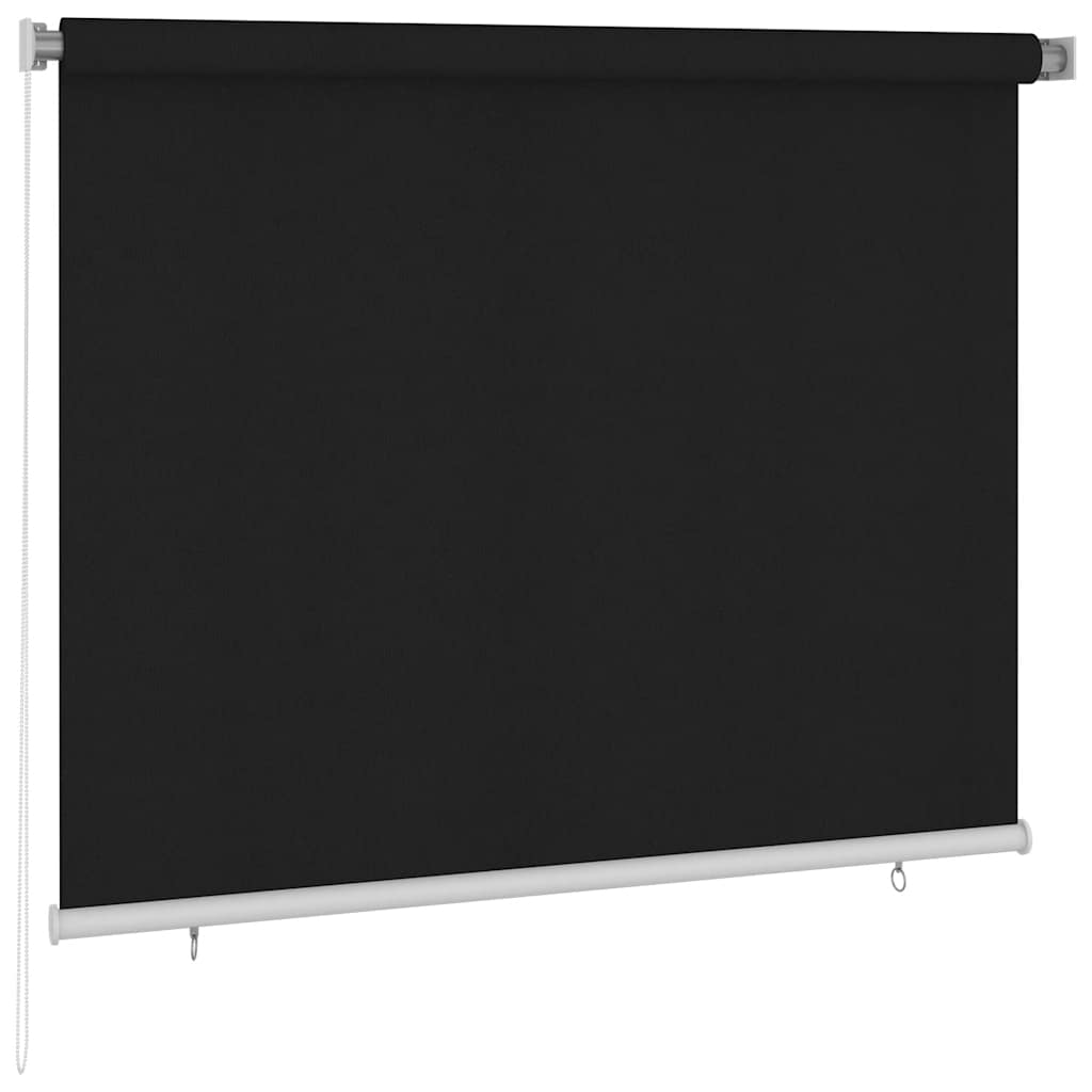Außenrollo 180x140 cm Schwarz