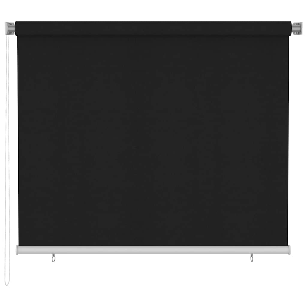 Außenrollo 180x140 cm Schwarz