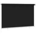 Außenrollo 220x140 cm Schwarz
