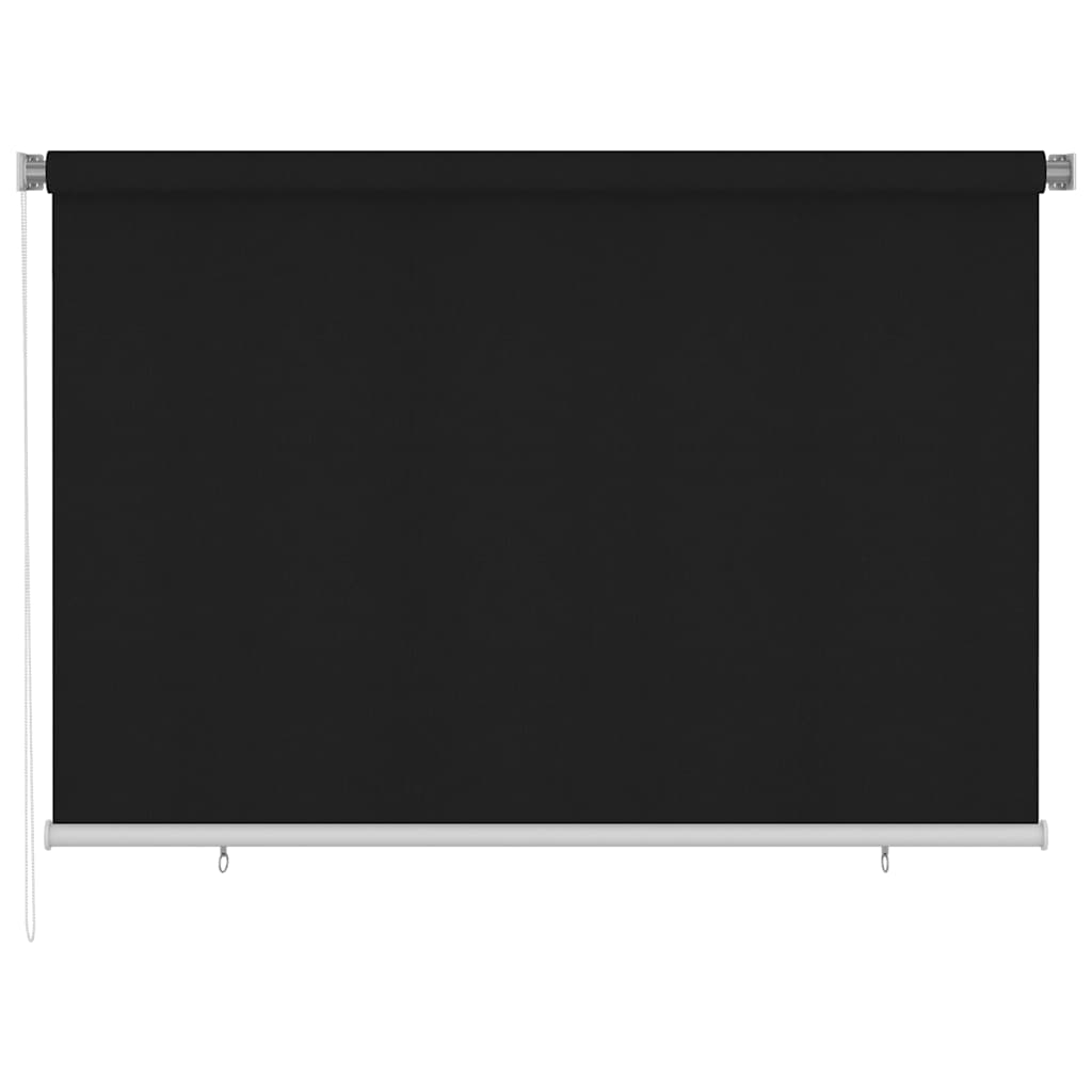 Außenrollo 220x140 cm Schwarz