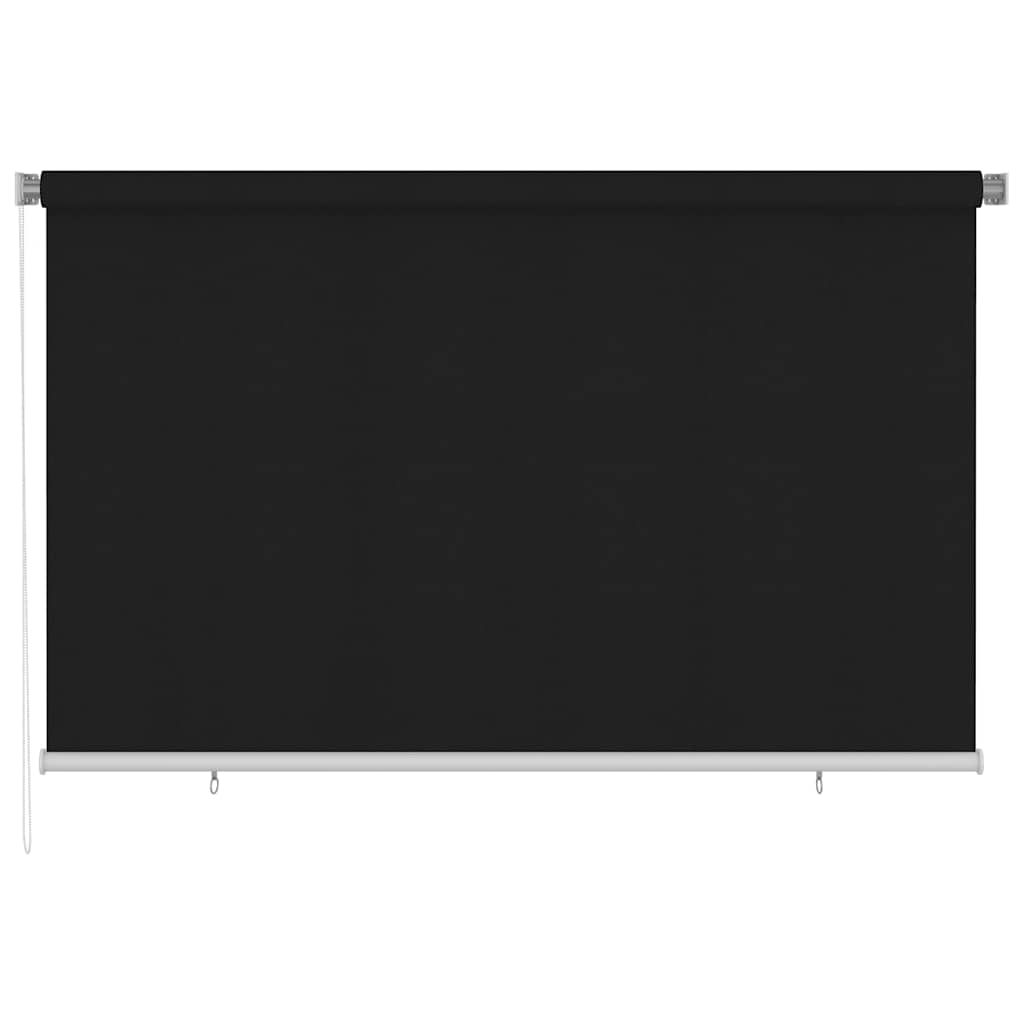 Außenrollo 240x140 cm Schwarz