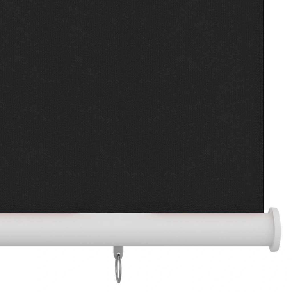 Außenrollo 240x140 cm Schwarz