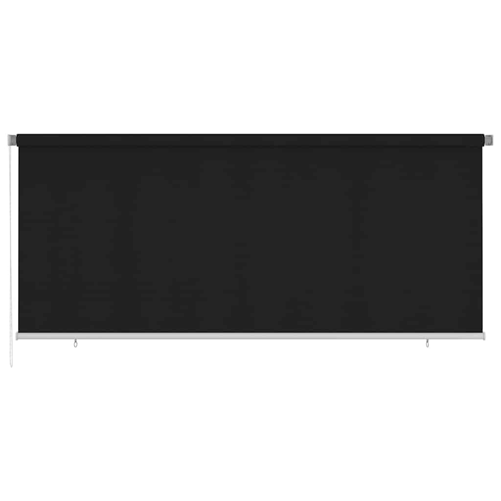 Außenrollo 350x140 cm Schwarz