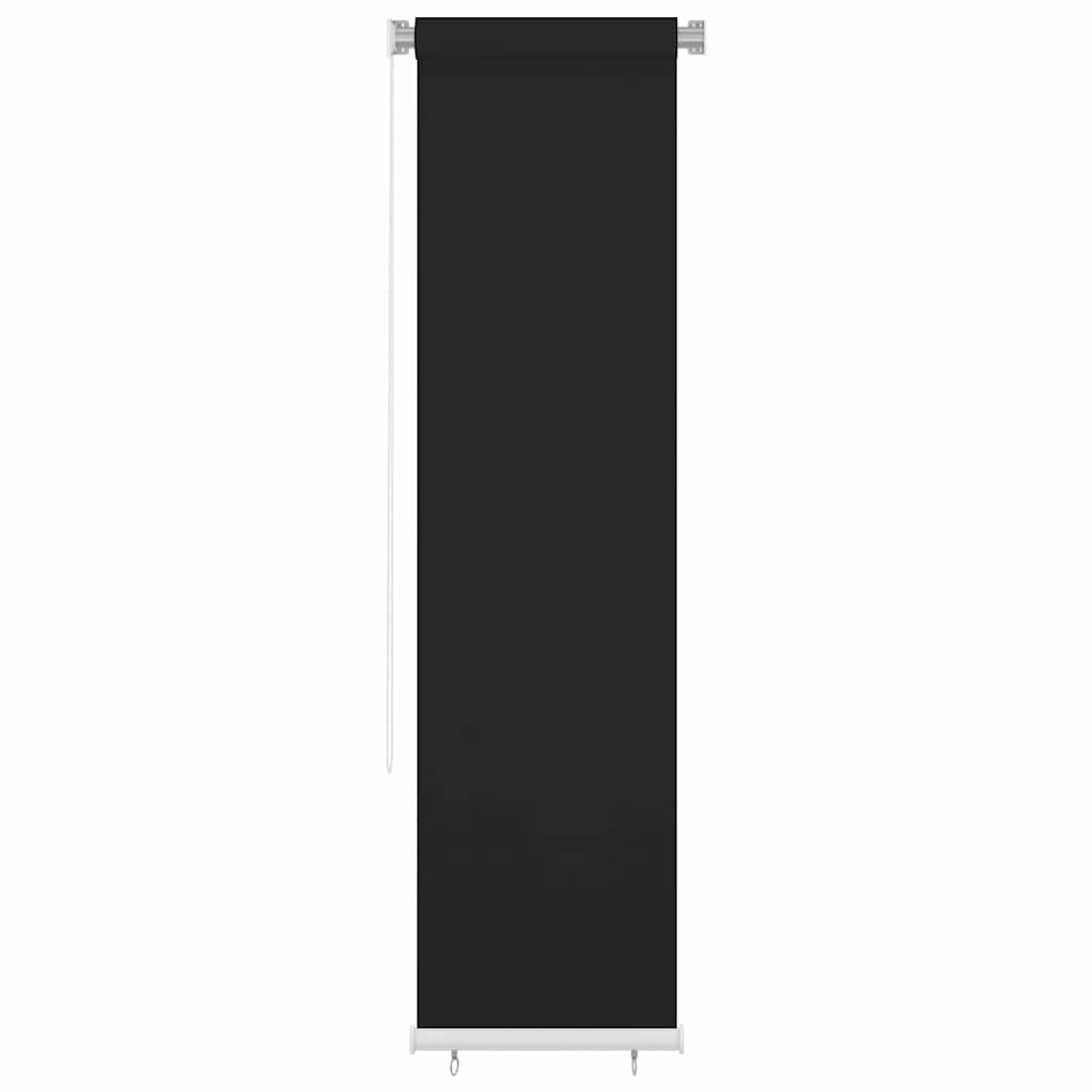 Außenrollo 60x230 cm Schwarz HDPE
