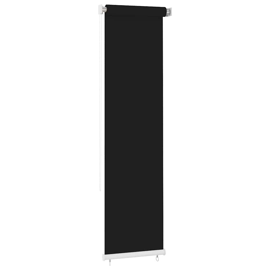 Außenrollo 60x230 cm Schwarz HDPE