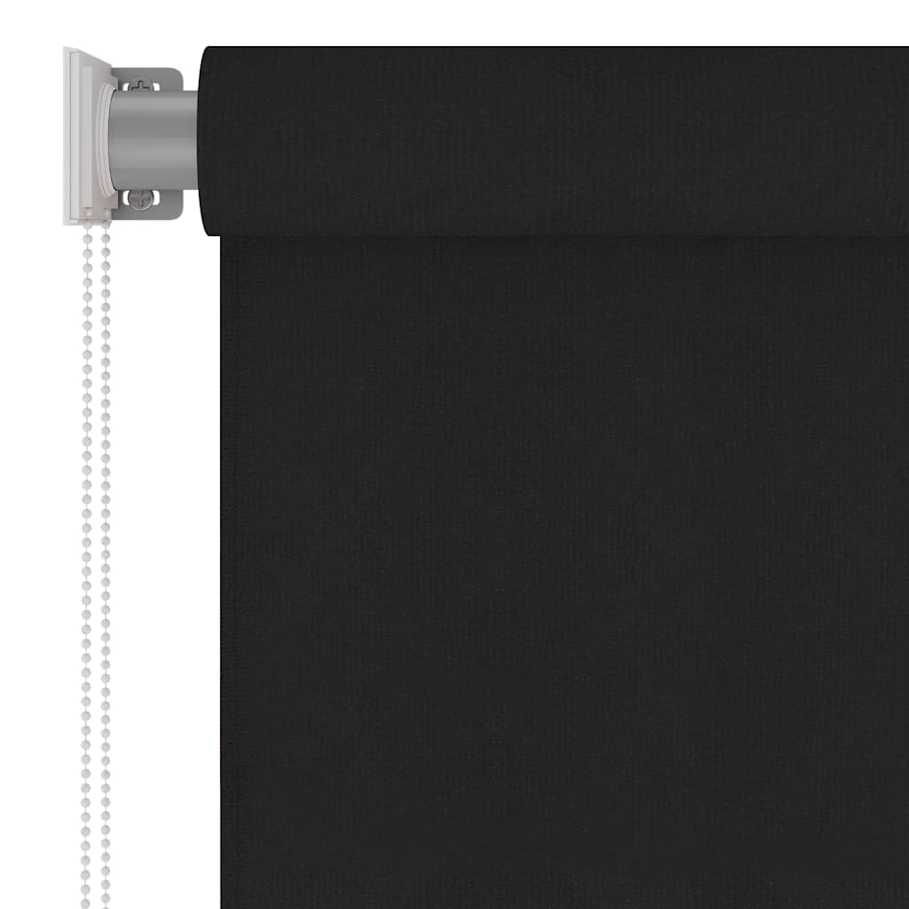Außenrollo 60x230 cm Schwarz HDPE