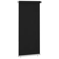 Außenrollo 100x230 cm Schwarz