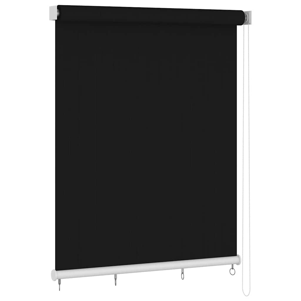Außenrollo 200x230 cm Schwarz