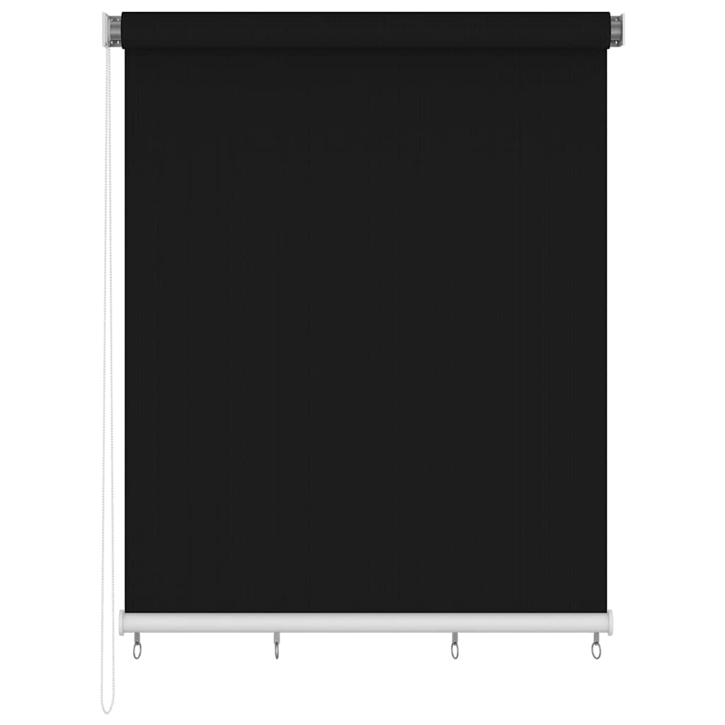 Außenrollo 220x230 cm Schwarz