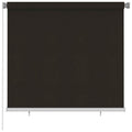 Außenrollo 160x140 cm Braun HDPE