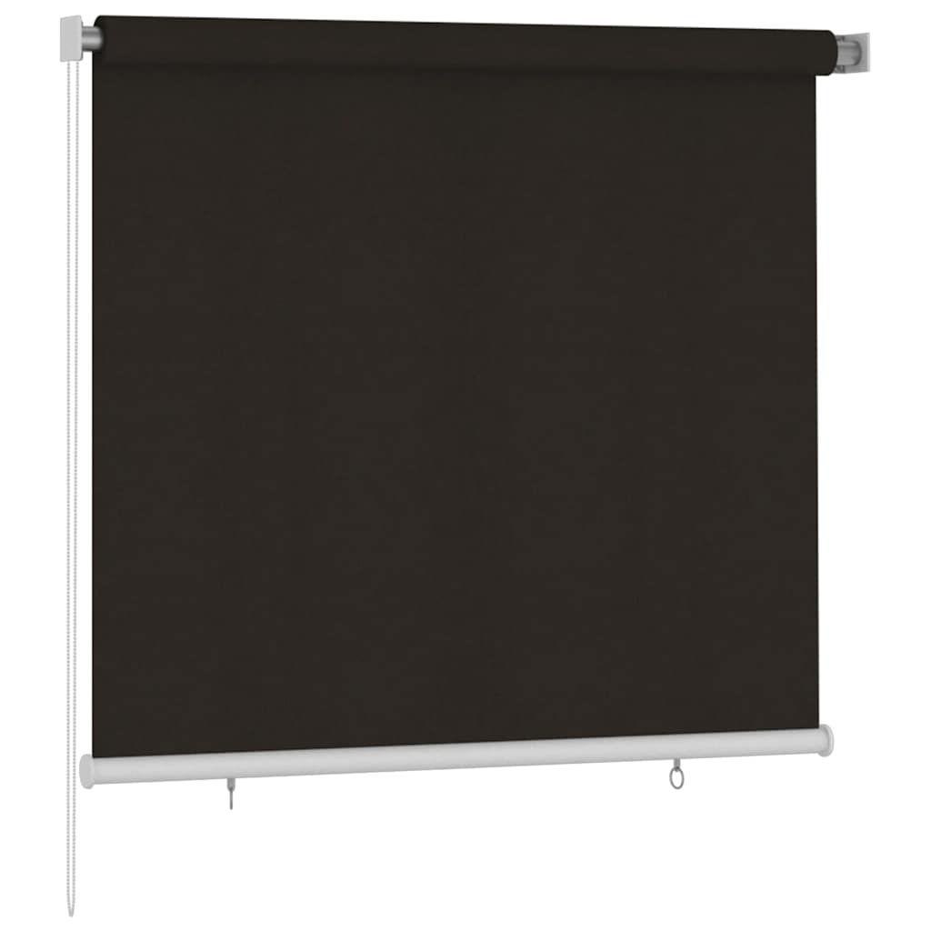 Außenrollo 160x140 cm Braun HDPE