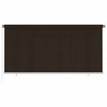 Außenrollo 300x140 cm Braun HDPE