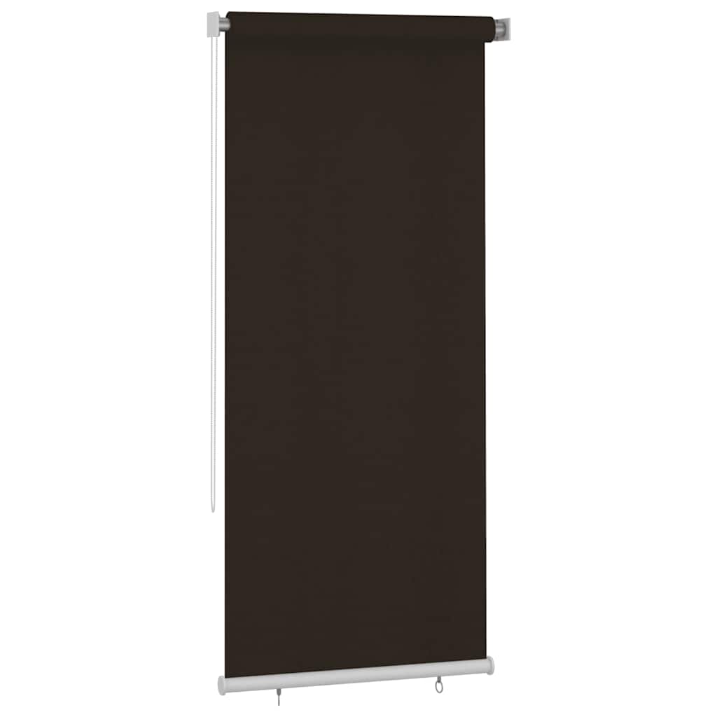Außenrollo 100x230 cm Braun HDPE