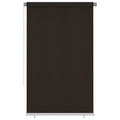 Außenrollo 140x230 cm Braun HDPE