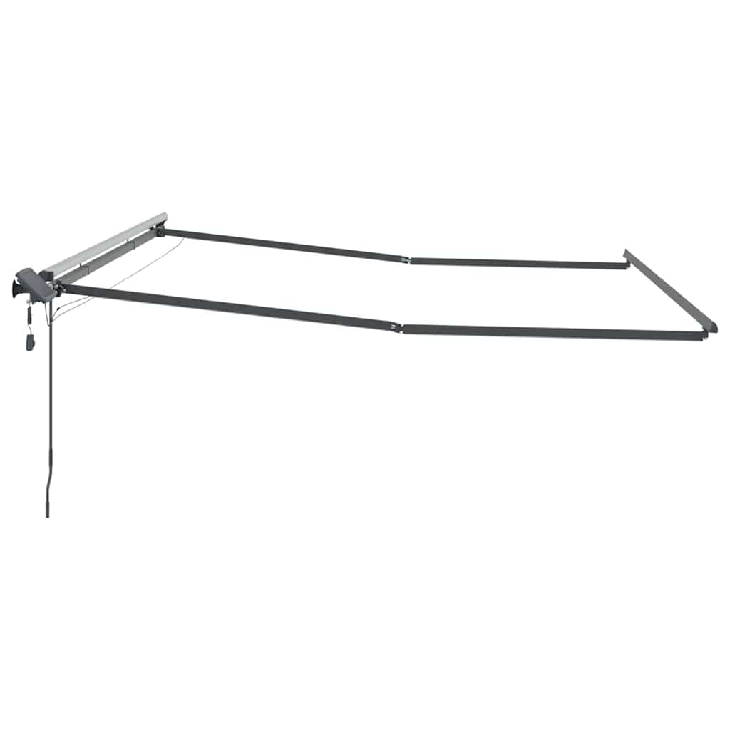 Markisenrahmen Anthrazit 500 x 300 cm Aluminium